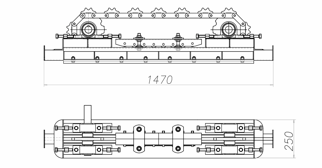  5T Caterpillar Drive Unit   