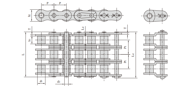   A Series Roller Chains   