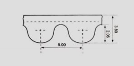   Arc Tooth Industrial Rubber Synchronous Belt   