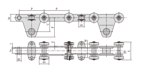   Automobile Production Line Chains   
