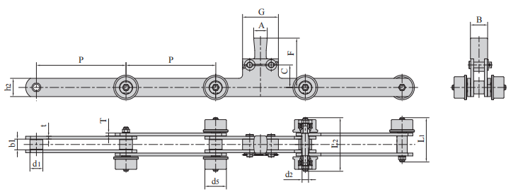   Automobile Production Line Chains   