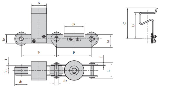   Automobile Production Line Chains   