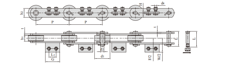   Bottle Washer Conveyor Chains   