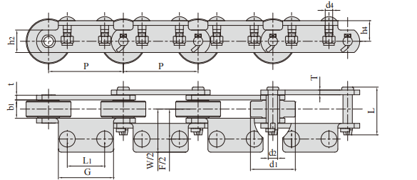   Bottle Washer Conveyor Chains   