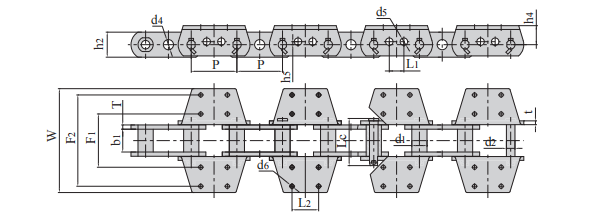   Conveying Chain for Cement Industry   