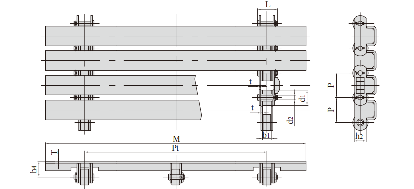   Conveyor Chains for Paper Roll   