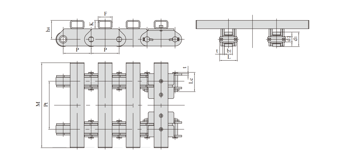  Conveyor Chains for Paper Roll   