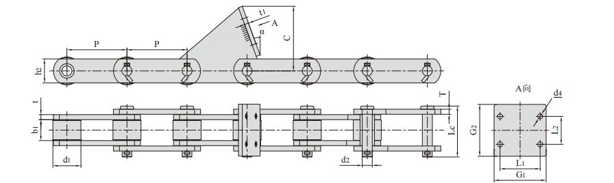   Conveyor Chains for Steel Mill   