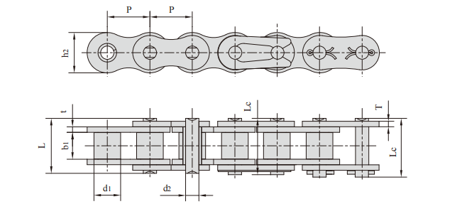   Corrosion Resistant Short Pitch Roller Chains   