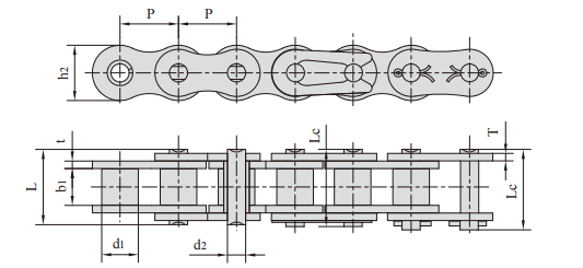   Corrosion Resistant Short Pitch Roller Chains   