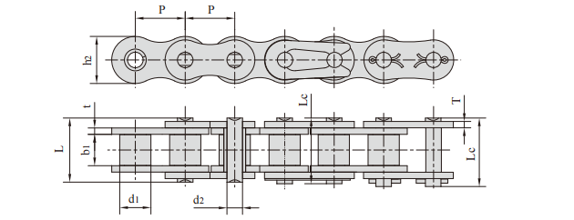   Corrosion Resistant Short Pitch Roller Chains   
