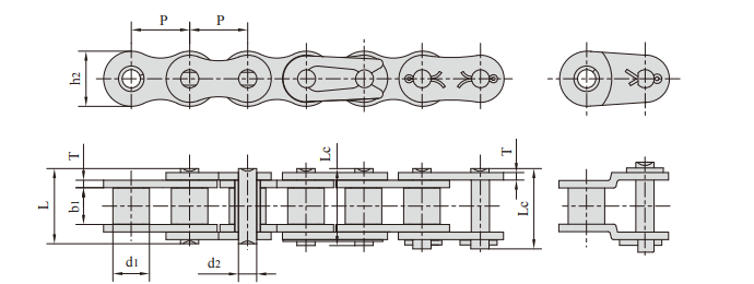   Corrosion Resistant Short Pitch Roller Chains   