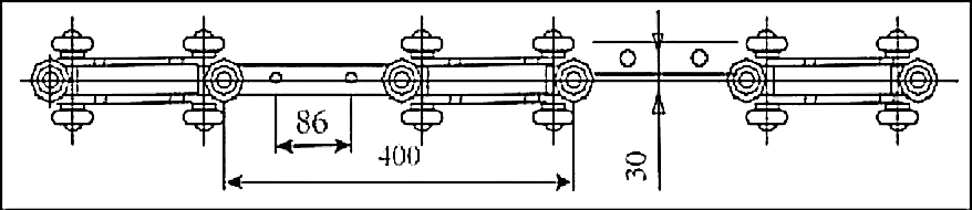   Cross Conveyor Chains   