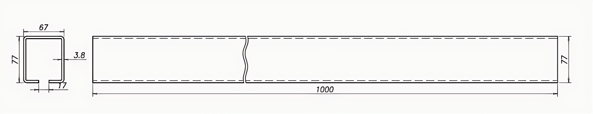   Enclosed track   