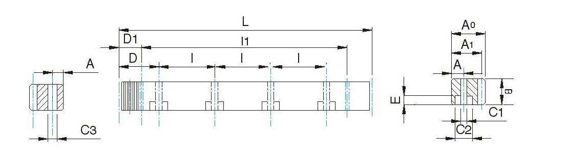   Engraving Machine Gear Rack   