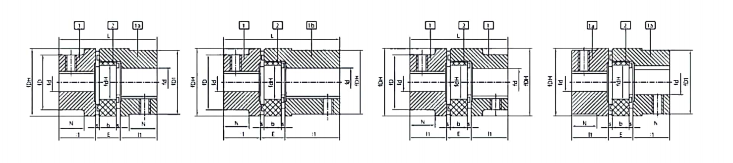   GE Type Coupling   
