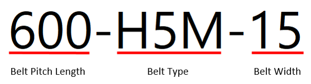  H Type Timing Belt 