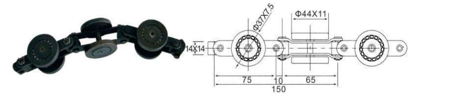   Heavy Duty Drag Chains   