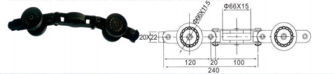  Heavy Duty Drag Chains   