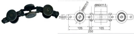   Heavy Duty Drag Chains   