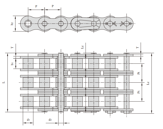  Heavy Duty Series Roller Chains   
