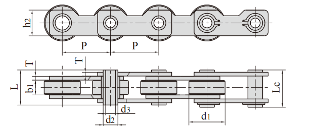   Hollow Pin Conveyor Chains   