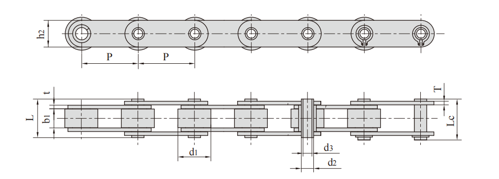   Hollow Pin Conveyor Chains   