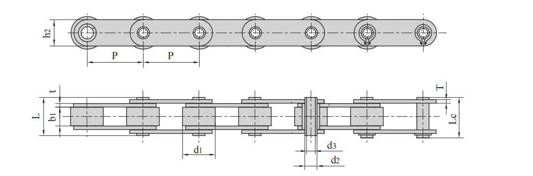   Hollow Pin Conveyor Chains   
