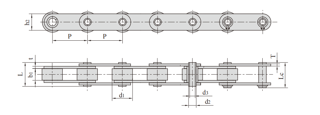   Hollow Pin Conveyor Chains   