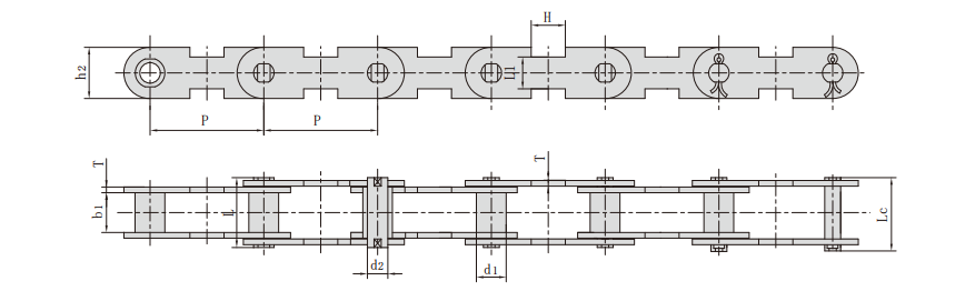   Meat Production Line Conveyor Chains   