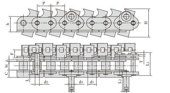   Printing Iron Drying Room Line Chains   