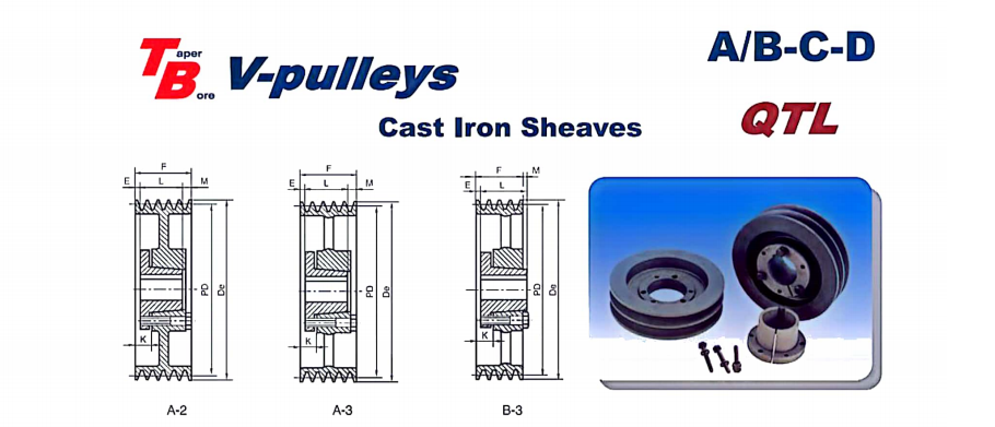   QTL AB-C-D V-pulleys   