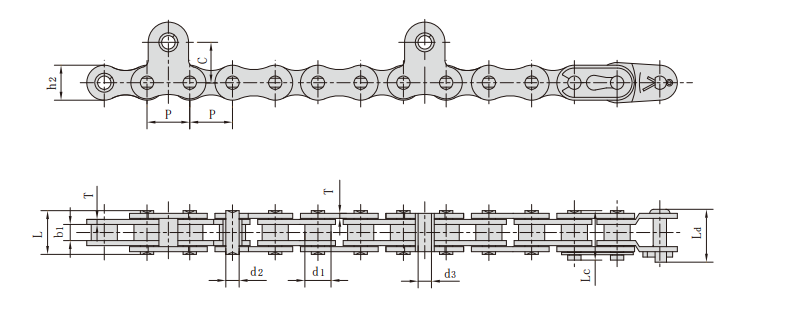   Rice Harvester Chains Of Agricultural Machinery   