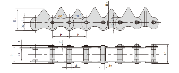   Rice Harvester Chains Of Agricultural Machinery   