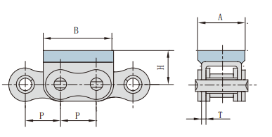   Rubber Attached Plate Chains   