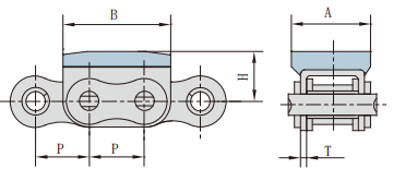   Rubber Attached Plate Chains   
