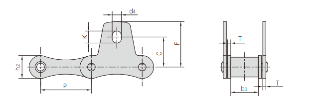   S Type Steel Agricultural Chains   