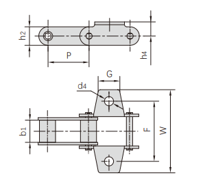   S Type Steel Agricultural Chains   