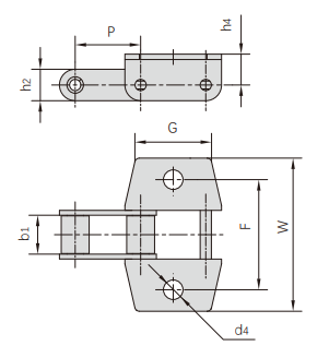   S Type Steel Agricultural Chains   