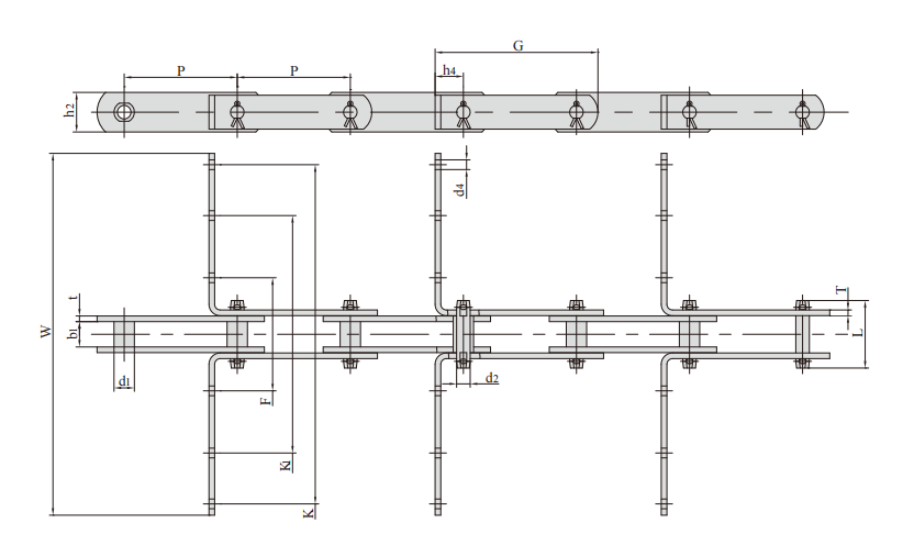   Scraper Conveyor Chains   