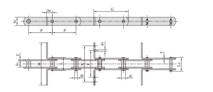   Scraper Conveyor Chains   
