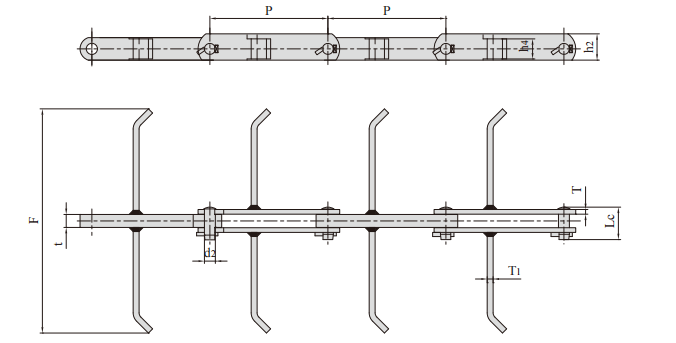   Scraper Conveyor Chains   