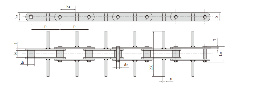   Scraper Conveyor Chains   