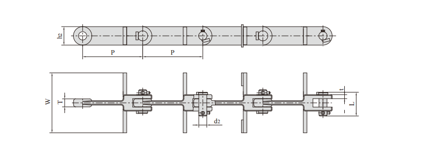   Scraper Conveyor Chains   