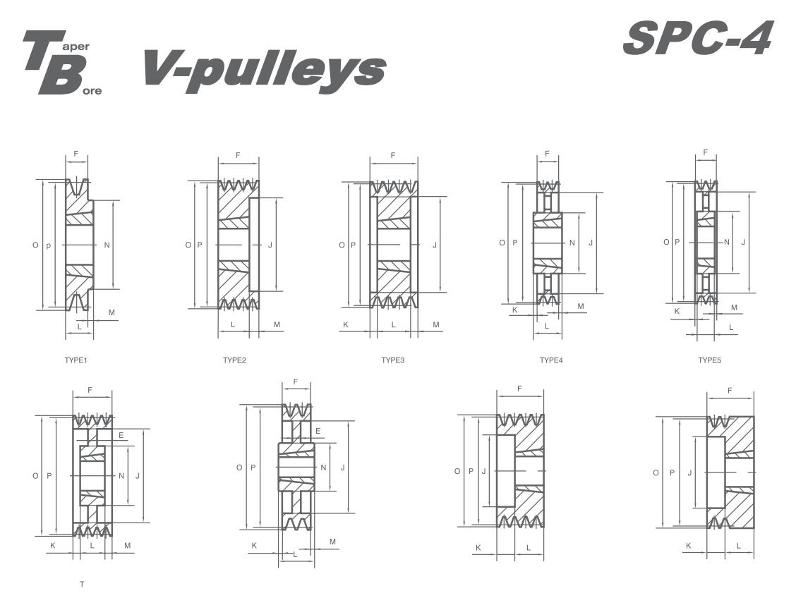   SPC BTL V-pulleys   