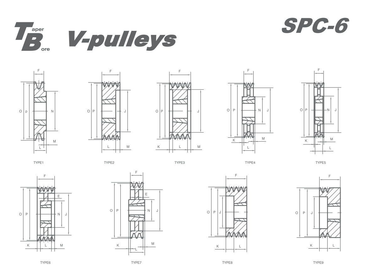  SPC BTL V-pulleys   