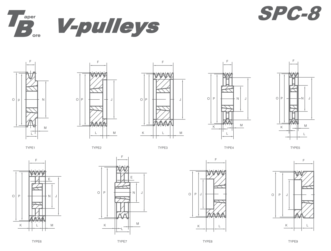   SPC BTL V-pulleys   