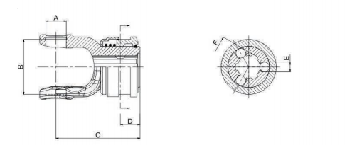   Splined Yoke 13   