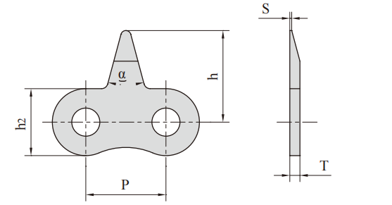   Stainless steel conveyor chains (MC series)   