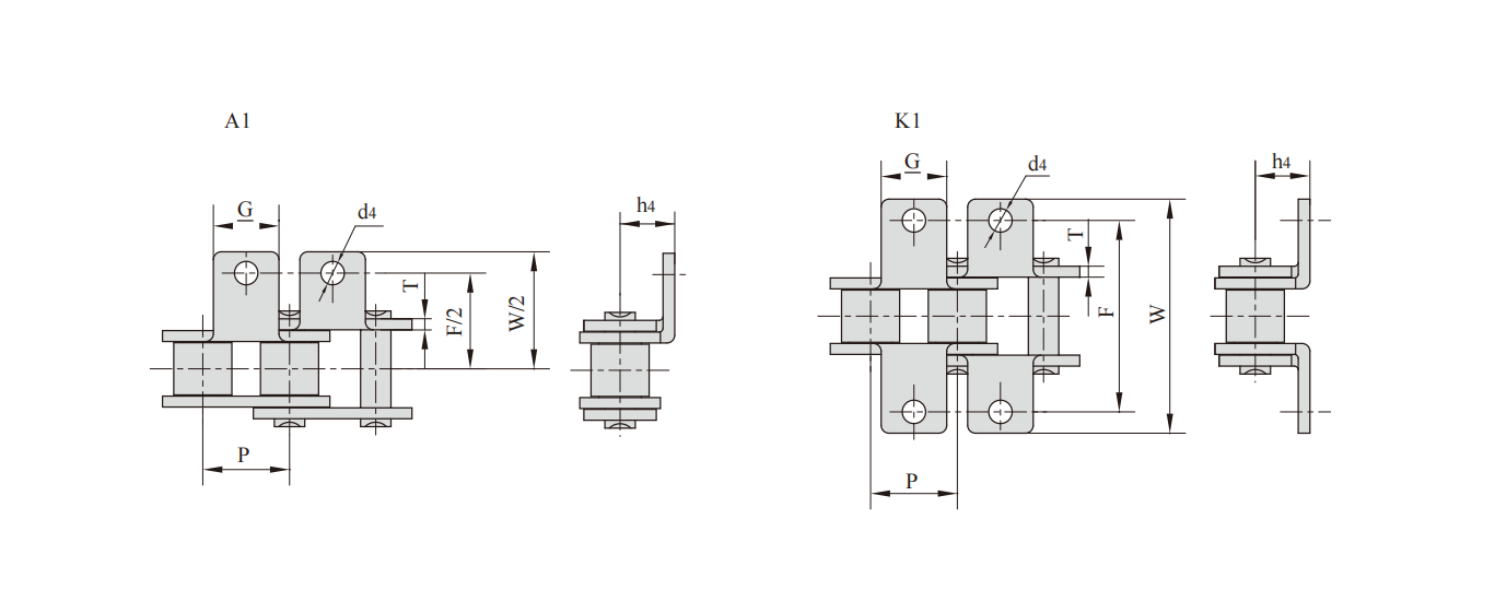   Stainless Steel Double Pitch Roller Chains   